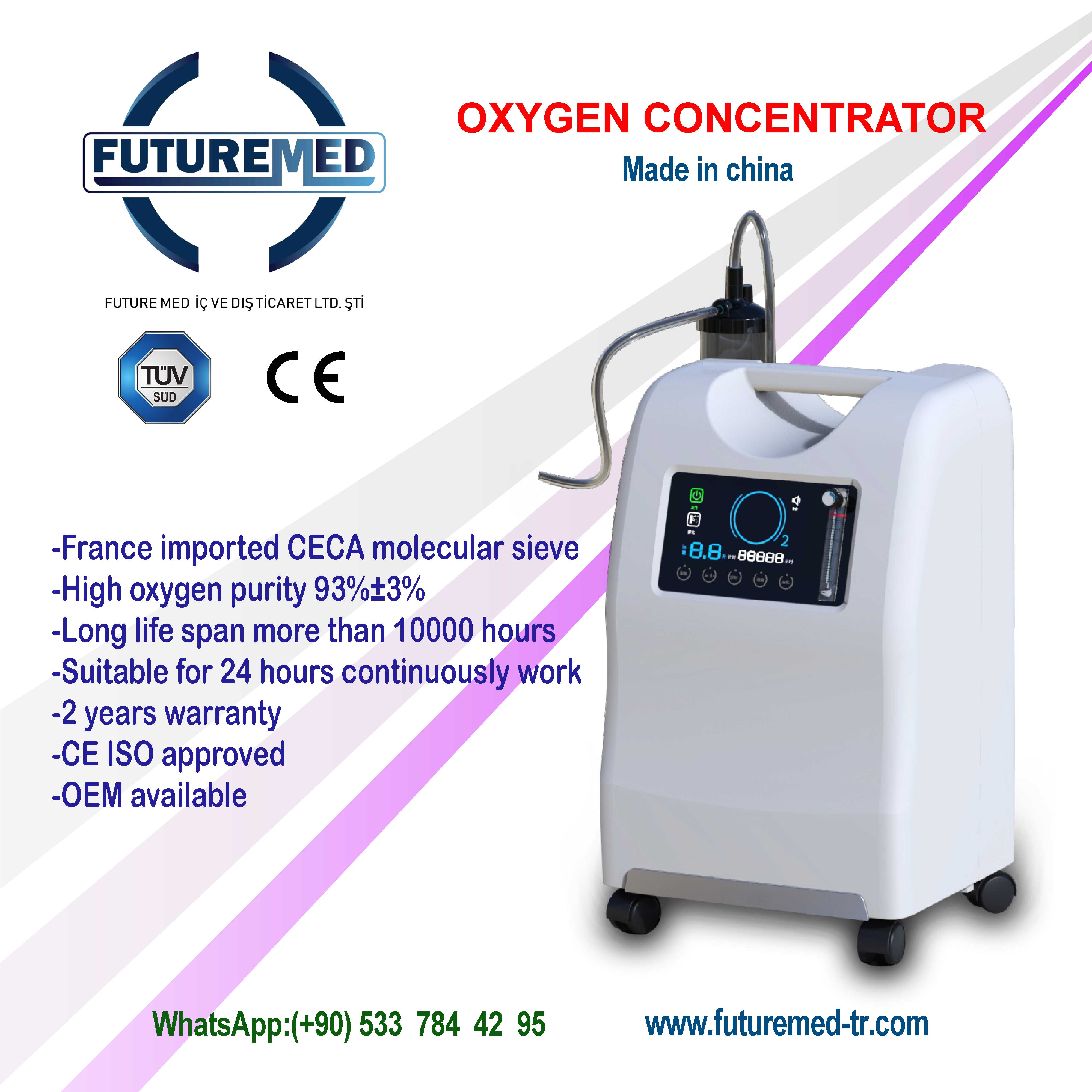 10 litrelik oksijen jeneratörünün gelişi yüksek verimliliği ve düşük fiyatı birleştirir.